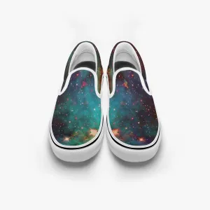 Archon Split-Style Psychedelic Slip-On Shoes