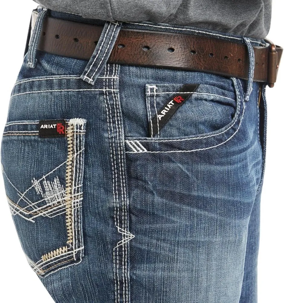 ARIAT Men's FR M4 Relaxed Ridgeline Glacier Jeans