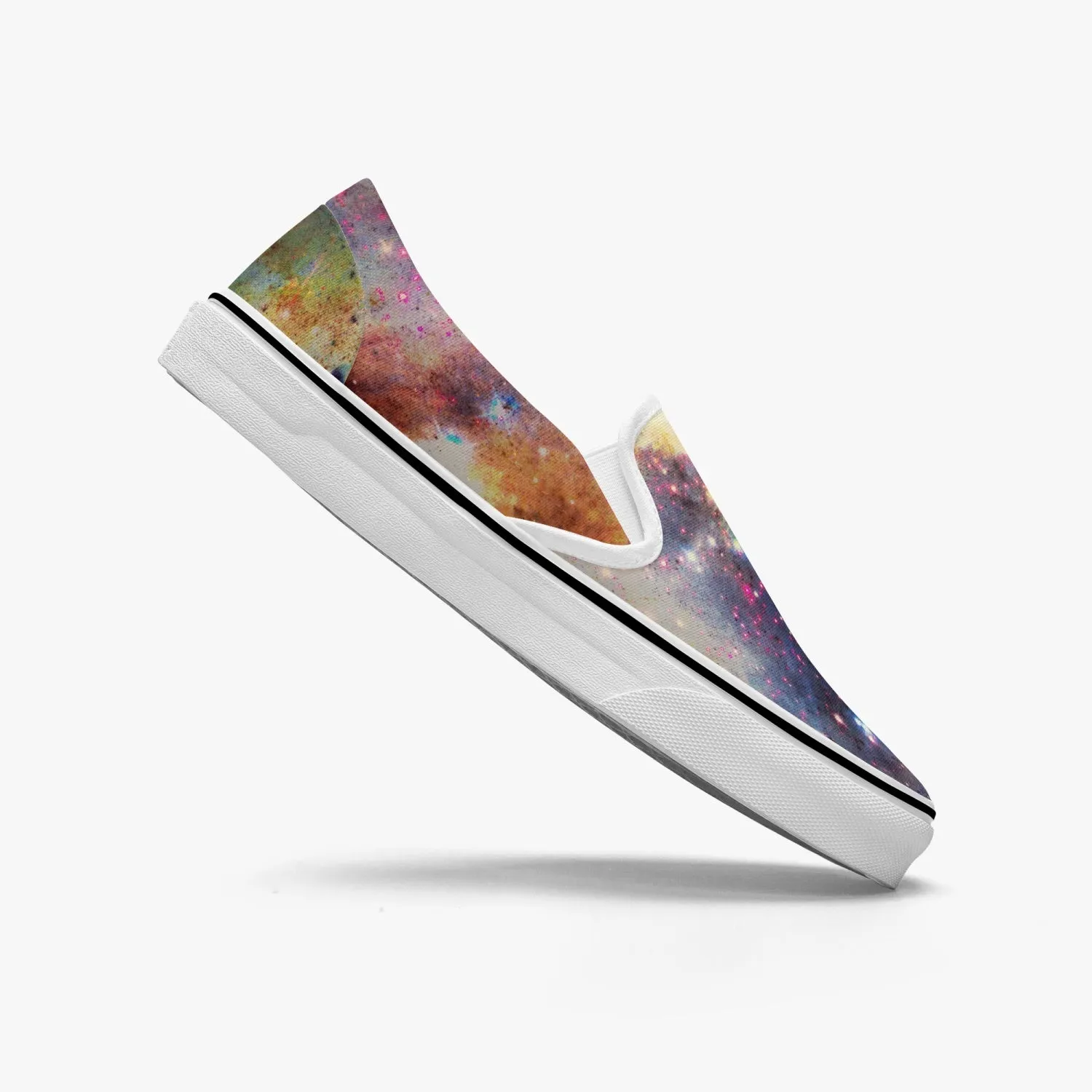 Baltus Split-Style Psychedelic Slip-On Shoes