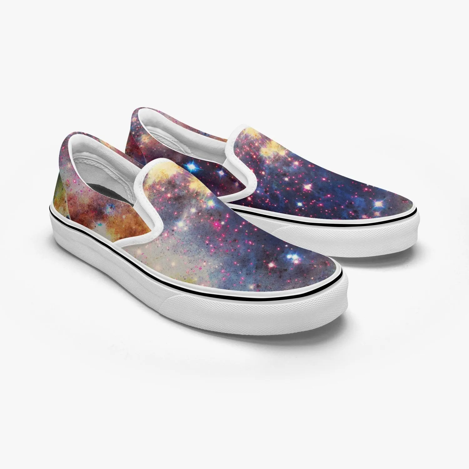 Baltus Split-Style Psychedelic Slip-On Shoes