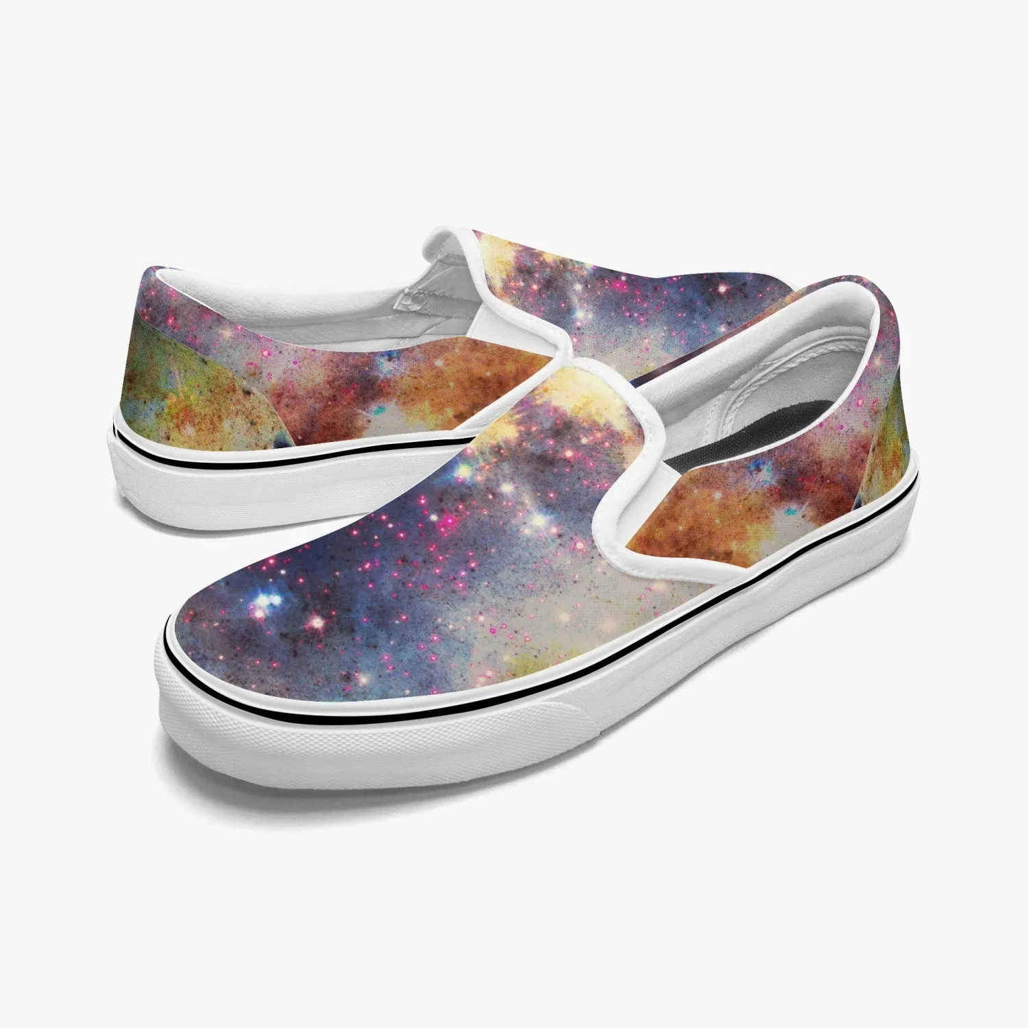 Baltus Split-Style Psychedelic Slip-On Shoes