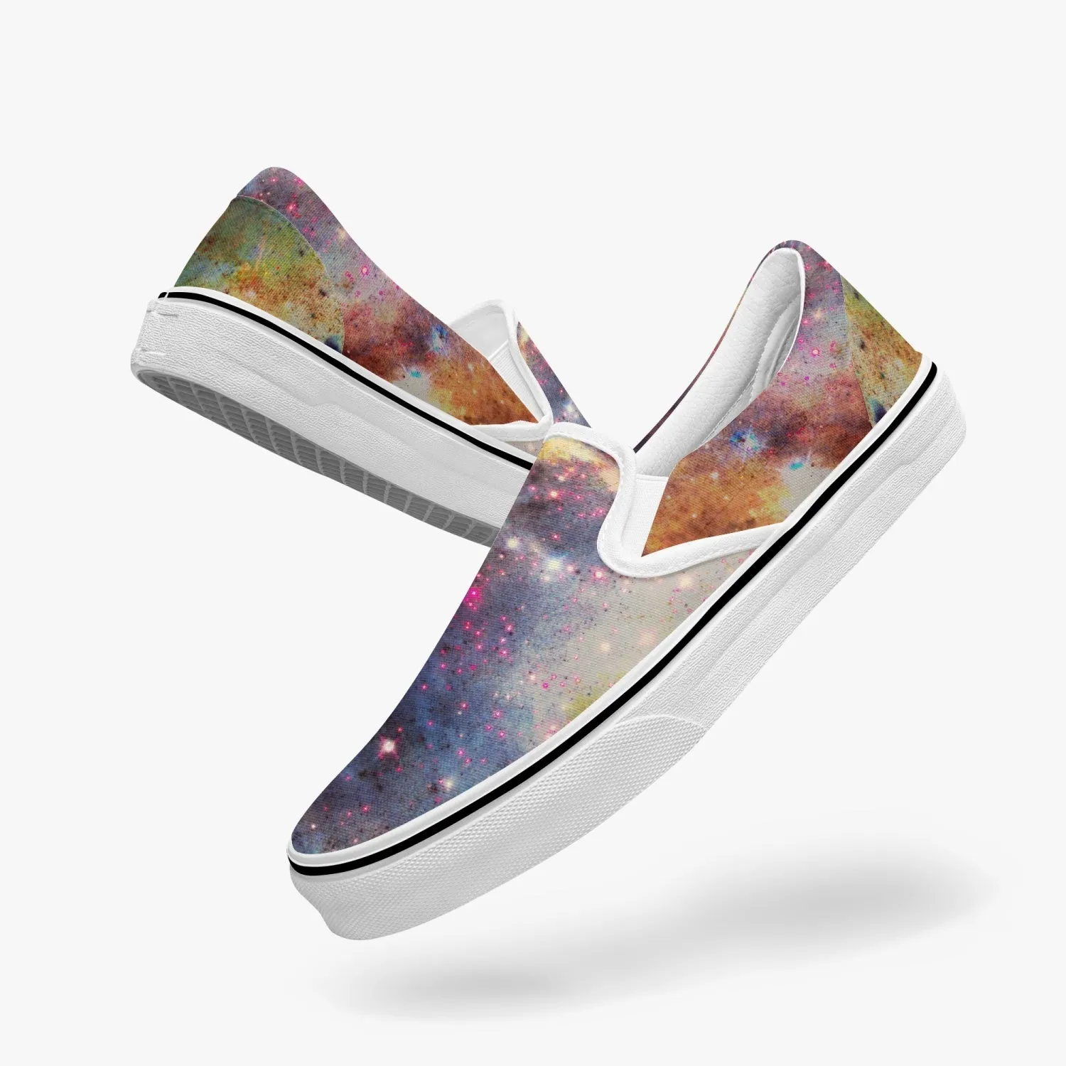 Baltus Split-Style Psychedelic Slip-On Shoes