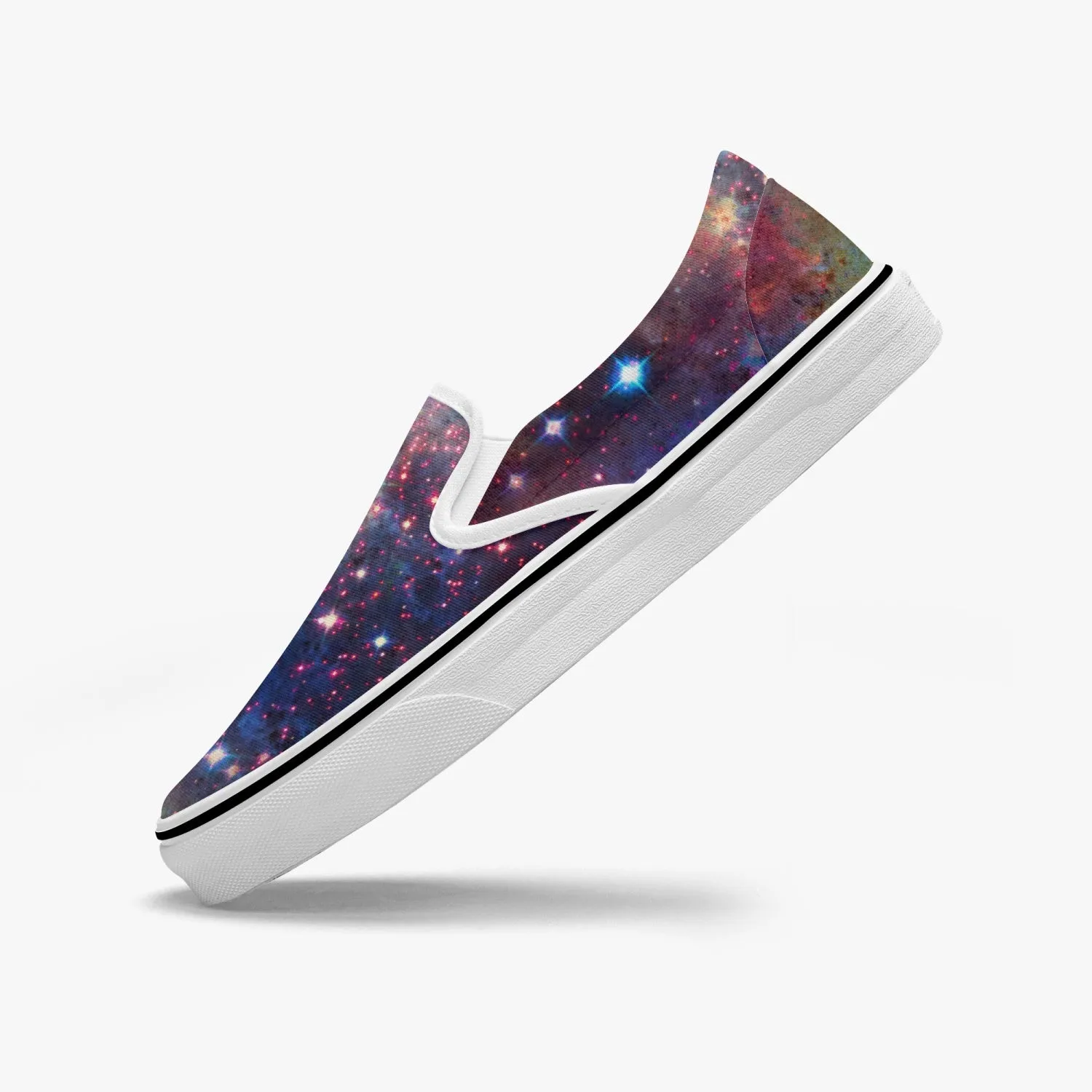 Baltus Split-Style Psychedelic Slip-On Shoes