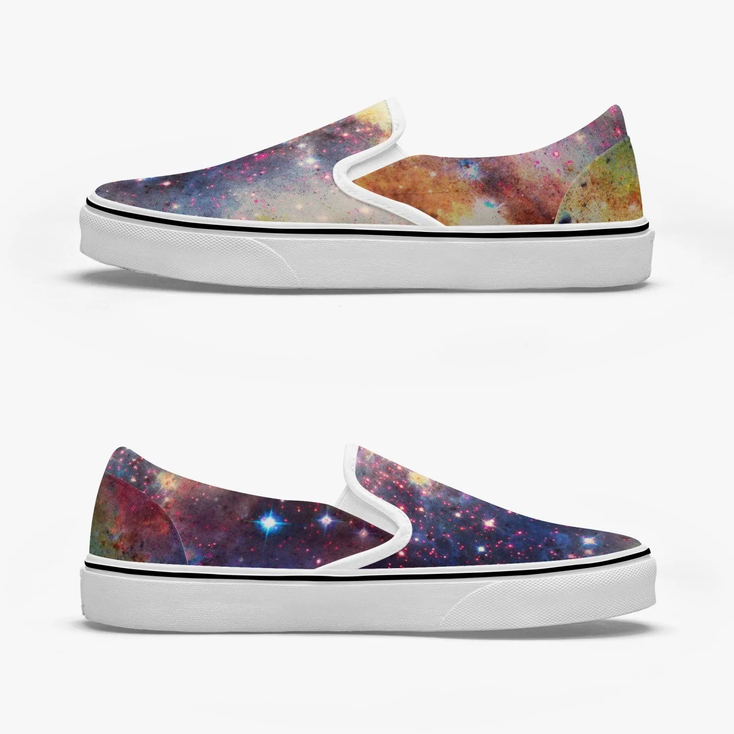 Baltus Split-Style Psychedelic Slip-On Shoes