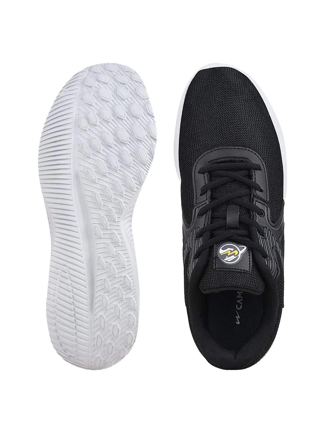 CAMP THIAGO Black Men's Running Shoes