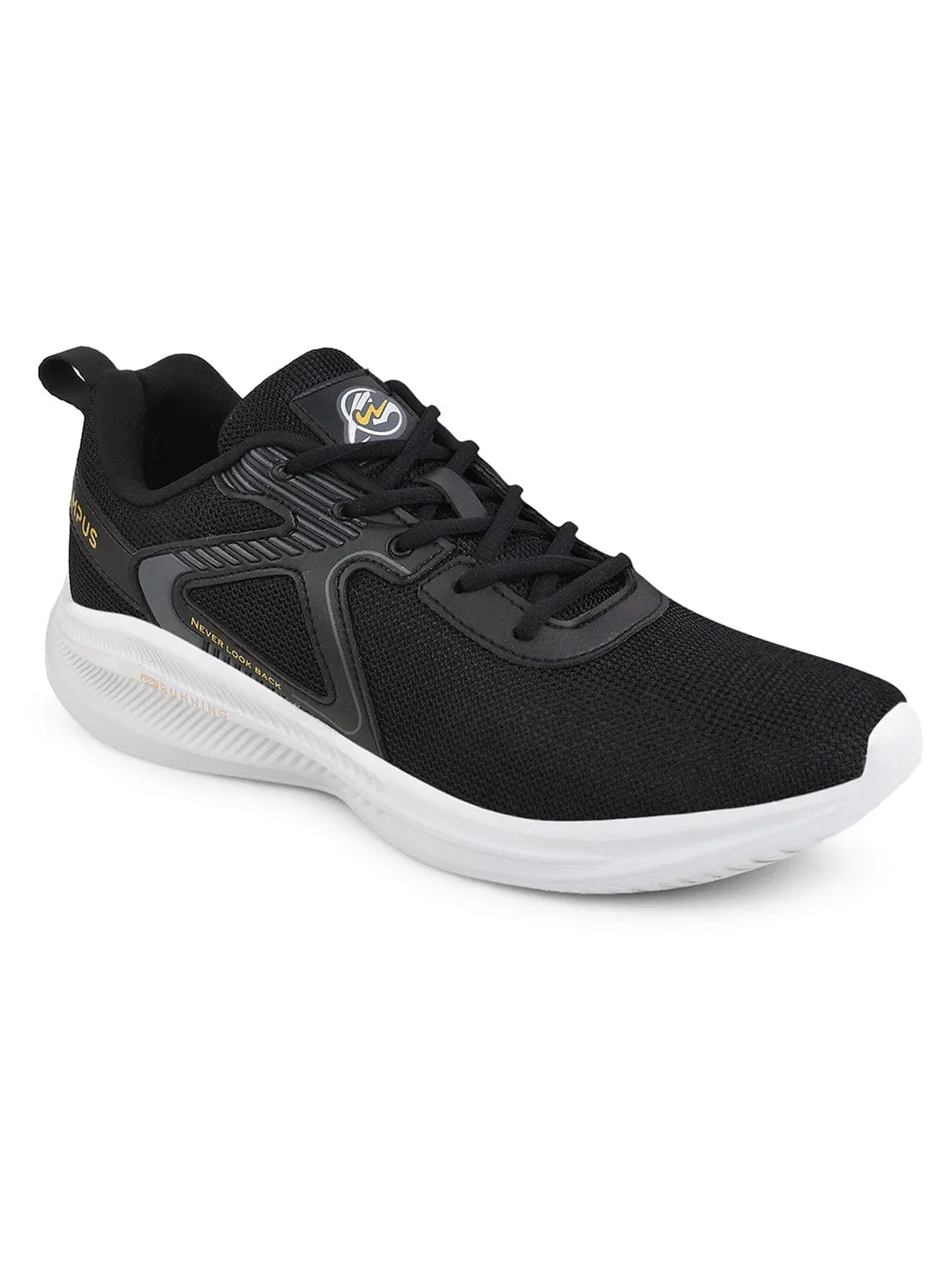 CAMP THIAGO Black Men's Running Shoes