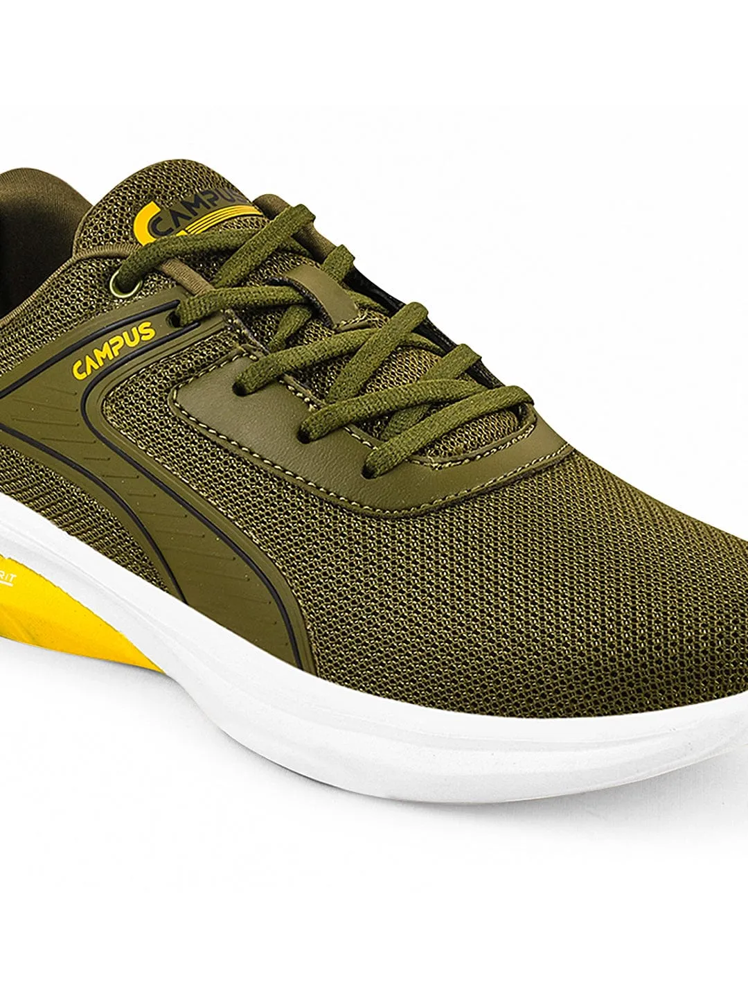 CAMP-THRIVE Olive Men's Running Shoes