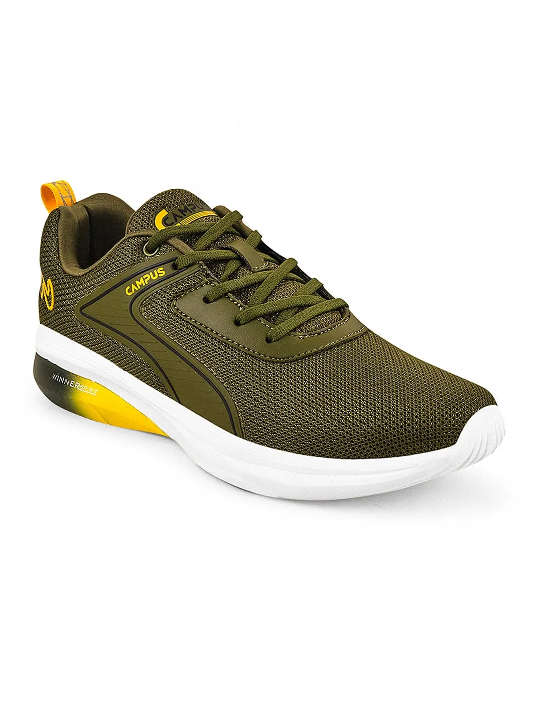 CAMP-THRIVE Olive Men's Running Shoes