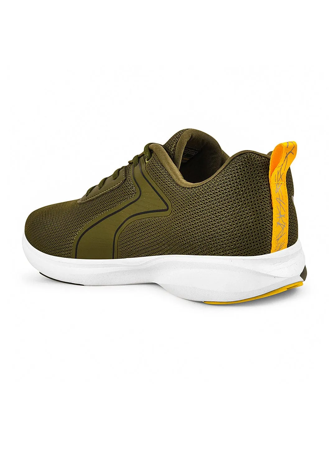 CAMP-THRIVE Olive Men's Running Shoes