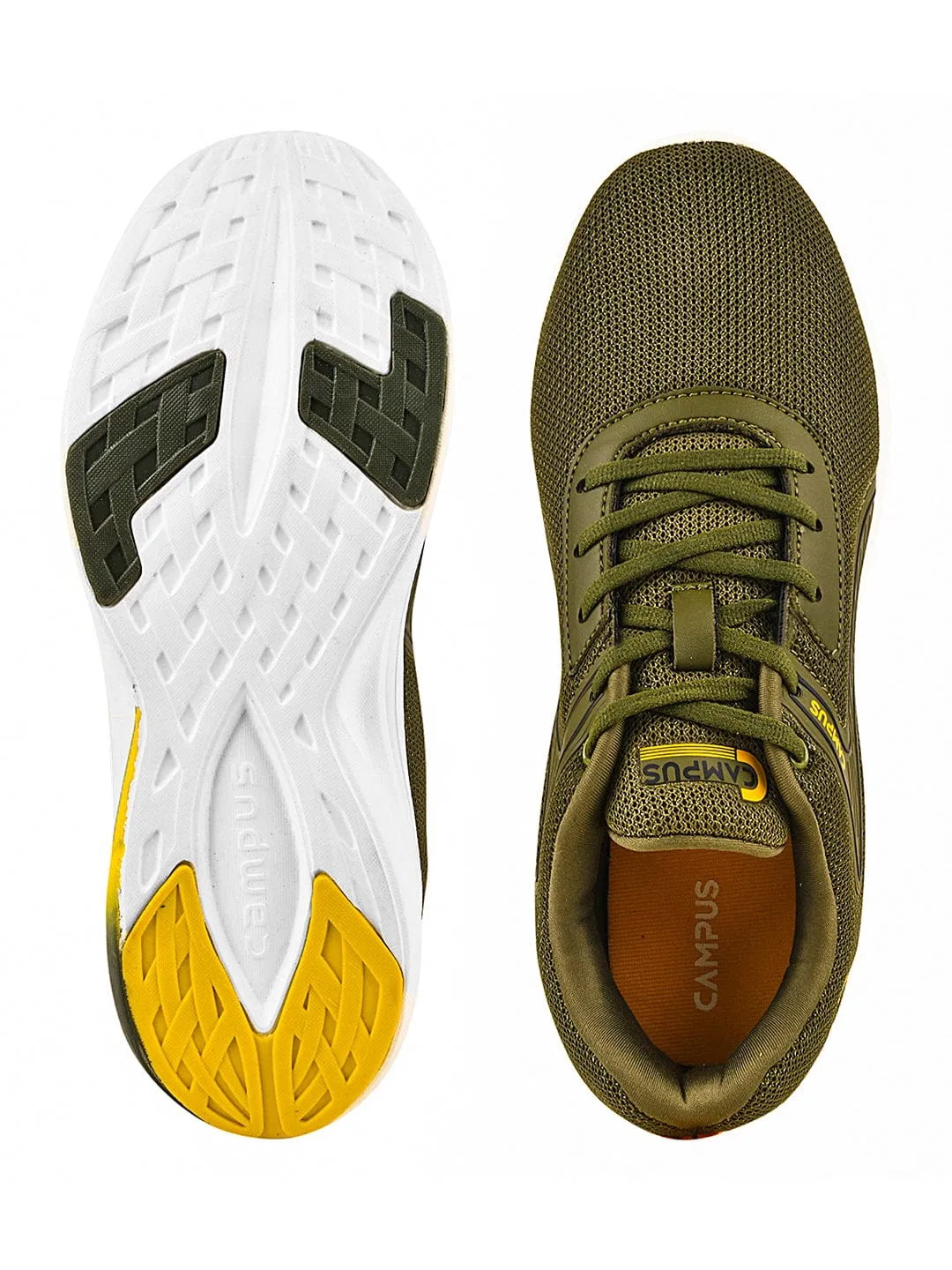 CAMP-THRIVE Olive Men's Running Shoes