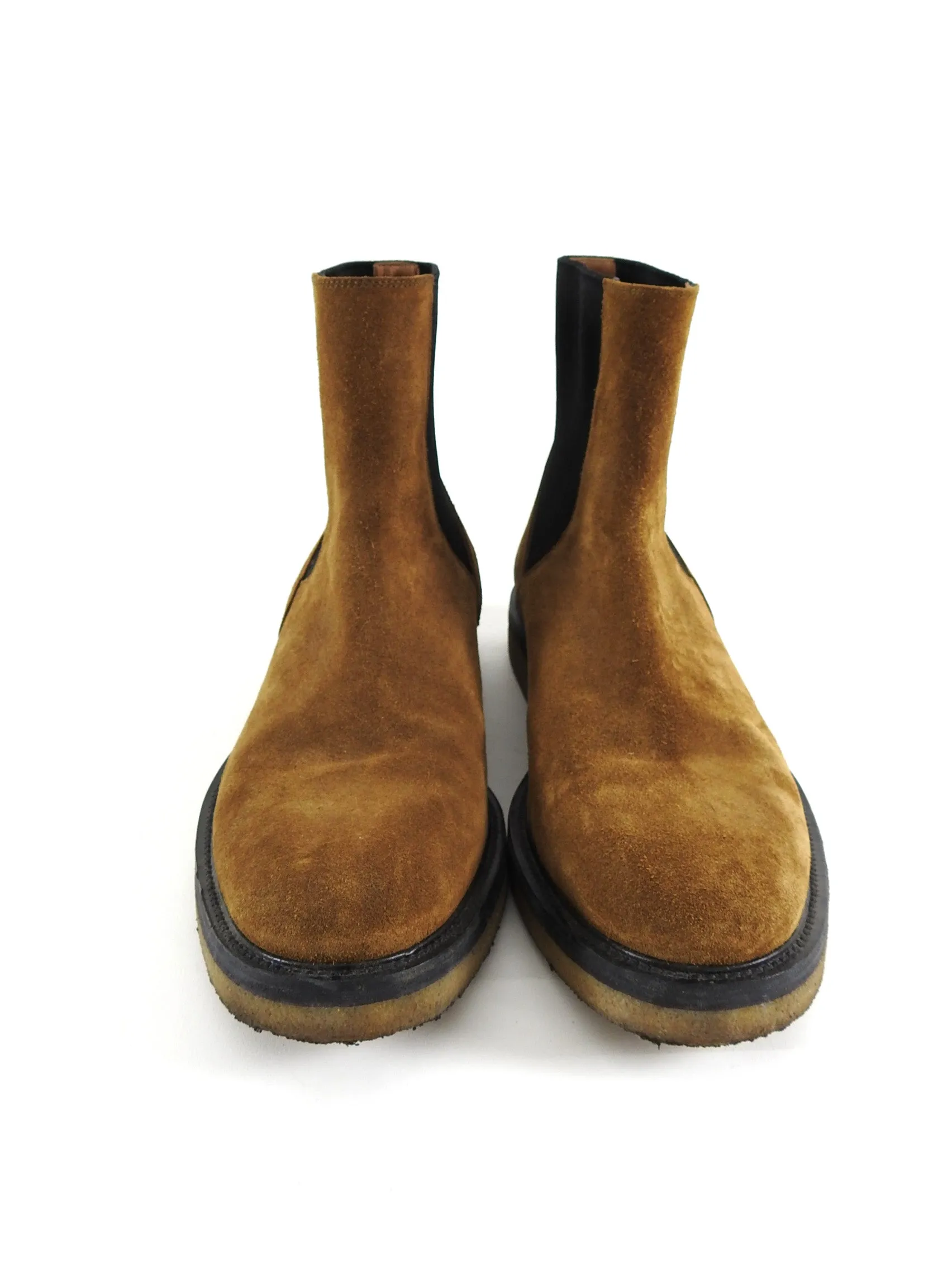 Dries Van Noten Brown Gumsole Chelsea Boots - 12