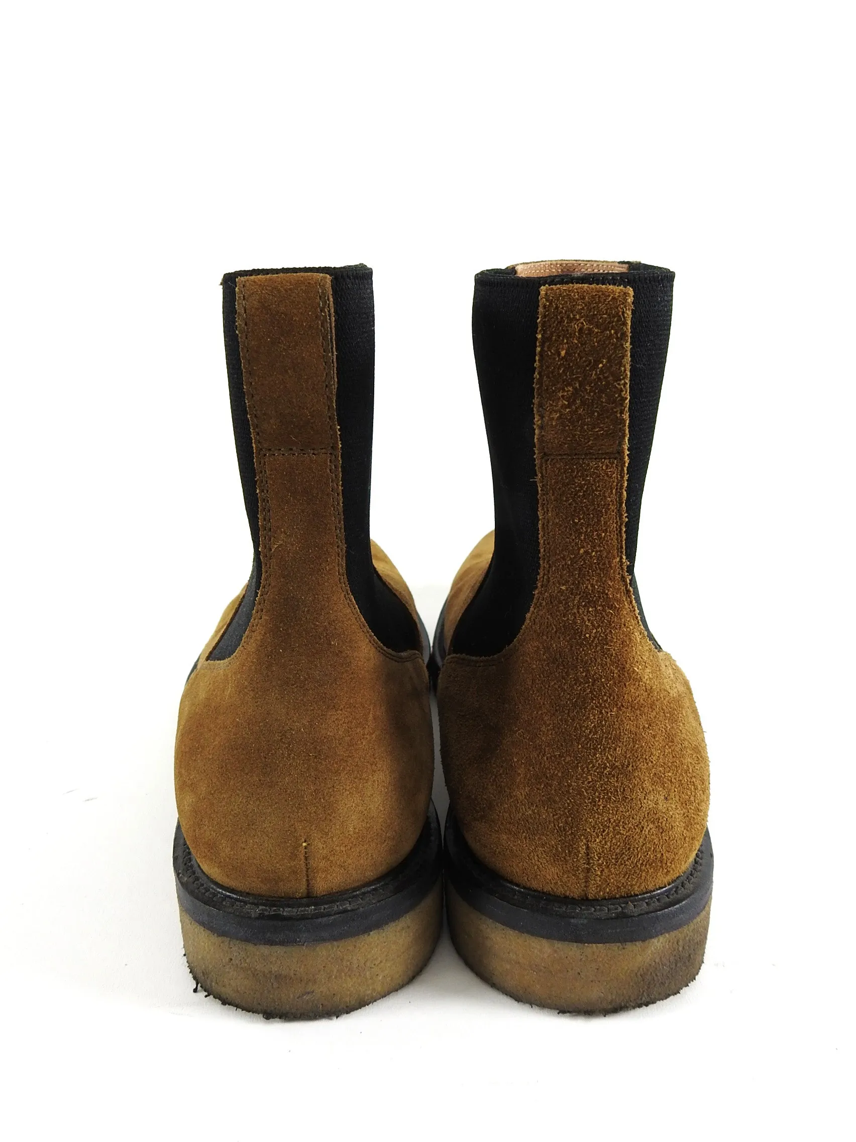Dries Van Noten Brown Gumsole Chelsea Boots - 12