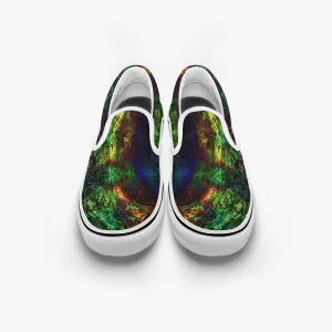 Epsilon Split-Style Psychedelic Slip-On Shoes