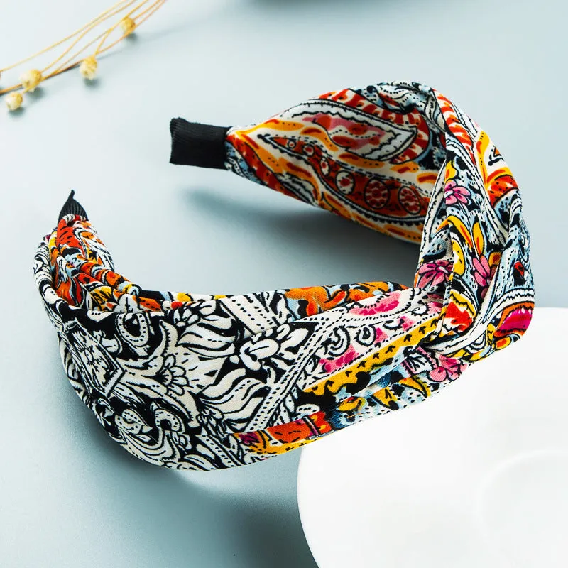 Fashion printing headband（AE4057）
