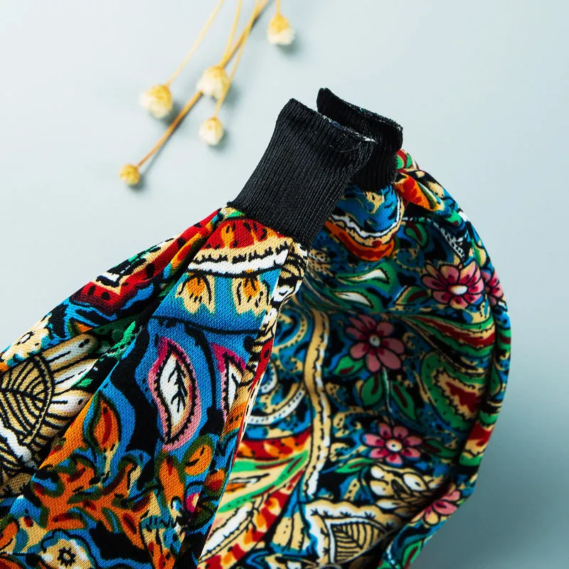 Fashion printing headband（AE4057）