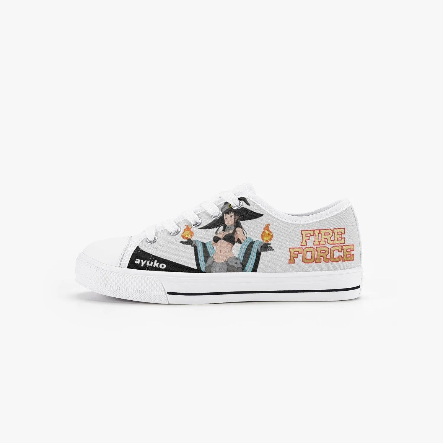Fire Force Maki Oze Kids A-Star Low Anime Shoes