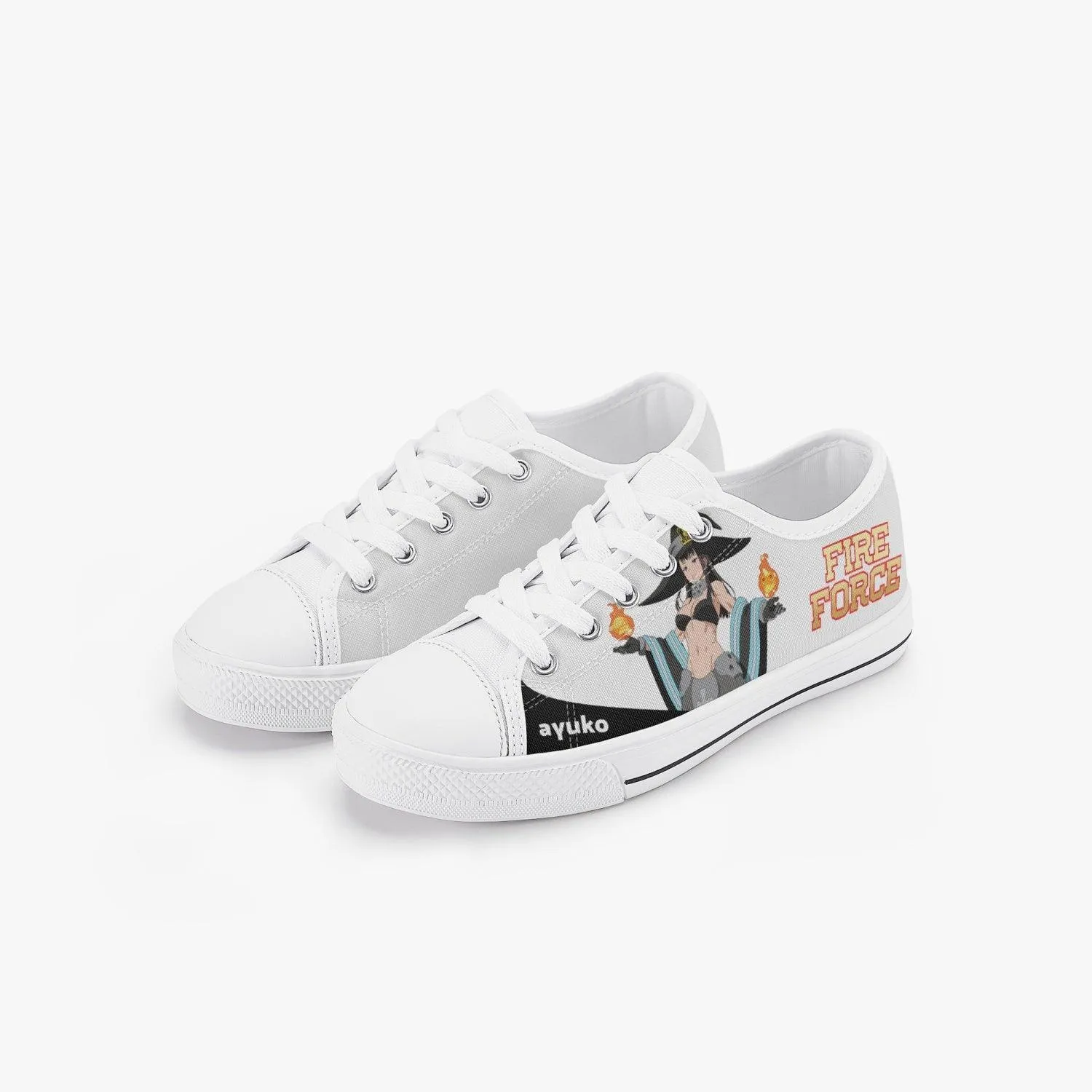 Fire Force Maki Oze Kids A-Star Low Anime Shoes