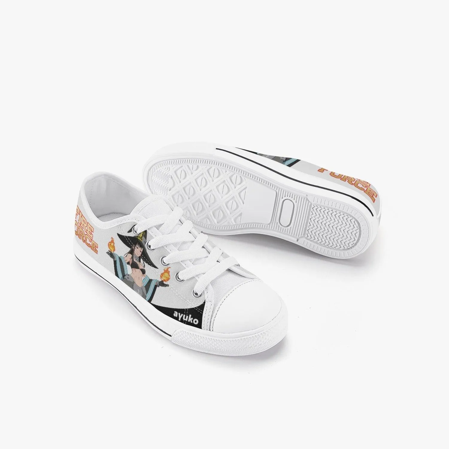 Fire Force Maki Oze Kids A-Star Low Anime Shoes