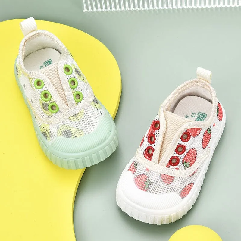 Fruit Mesh First Walker Sneakers