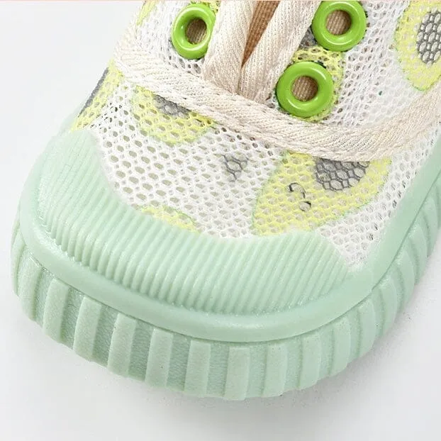 Fruit Mesh First Walker Sneakers