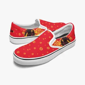 Fullmetal Alchemist Edward Slip Ons Anime Shoes