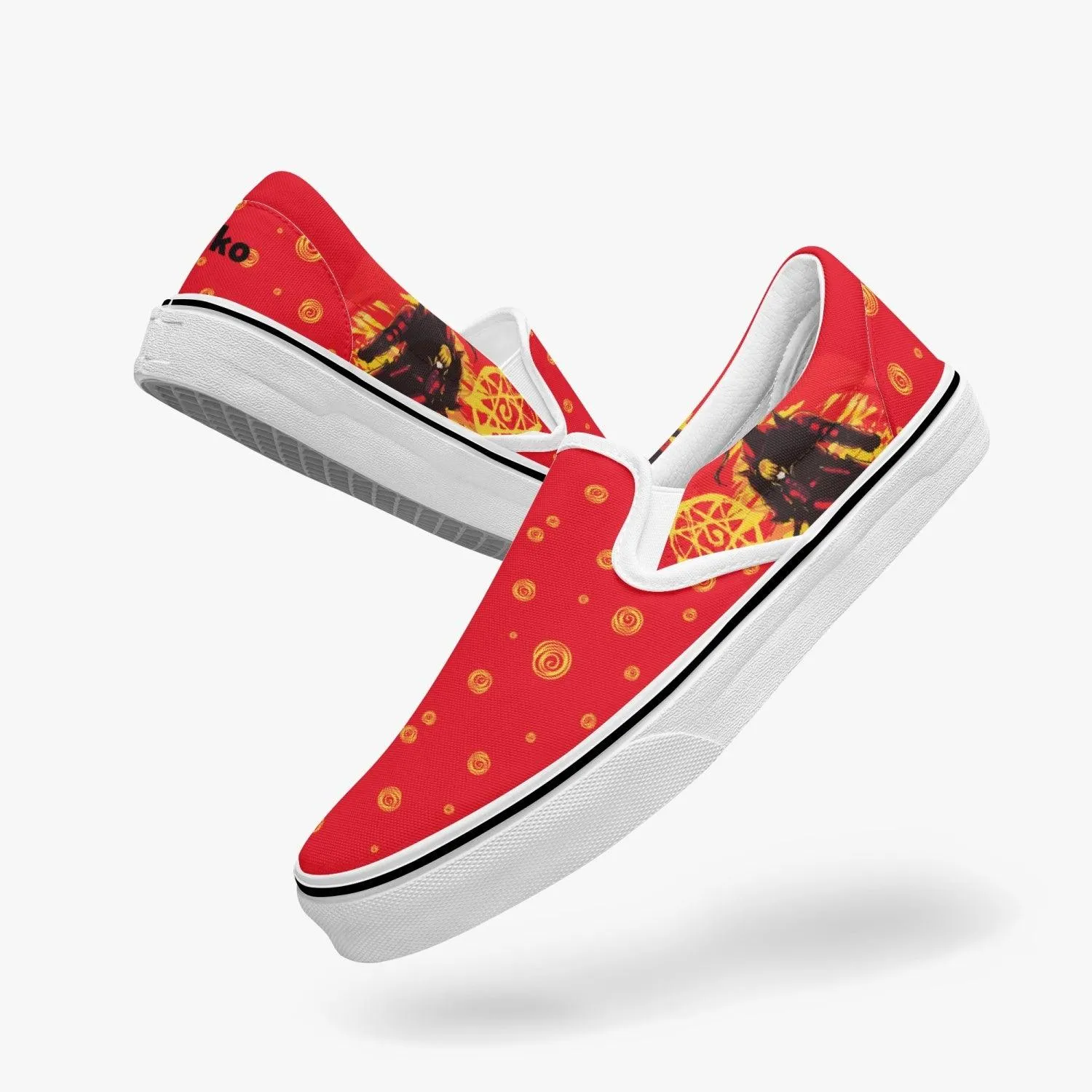 Fullmetal Alchemist Edward Slip Ons Anime Shoes