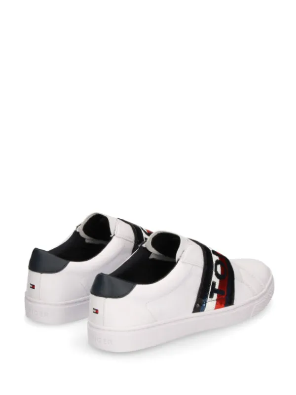 Glitter Elastic Slip On Sneaker