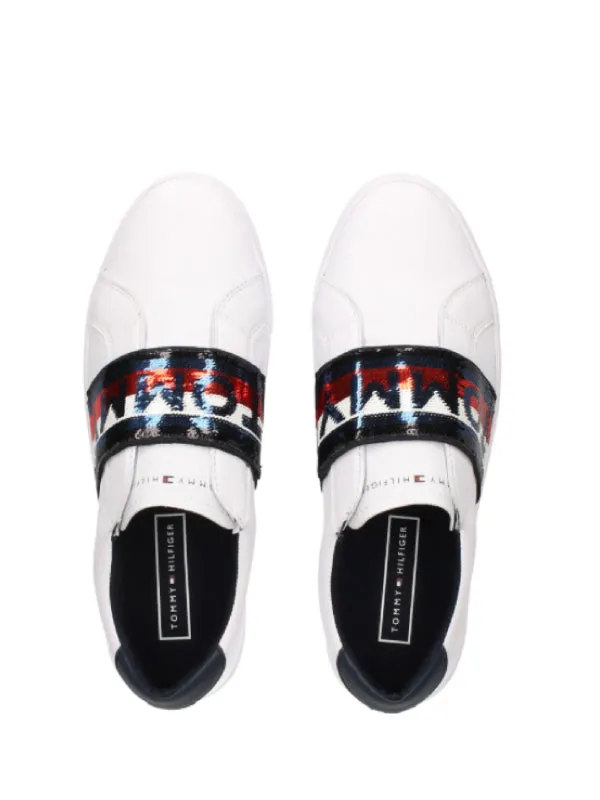 Glitter Elastic Slip On Sneaker