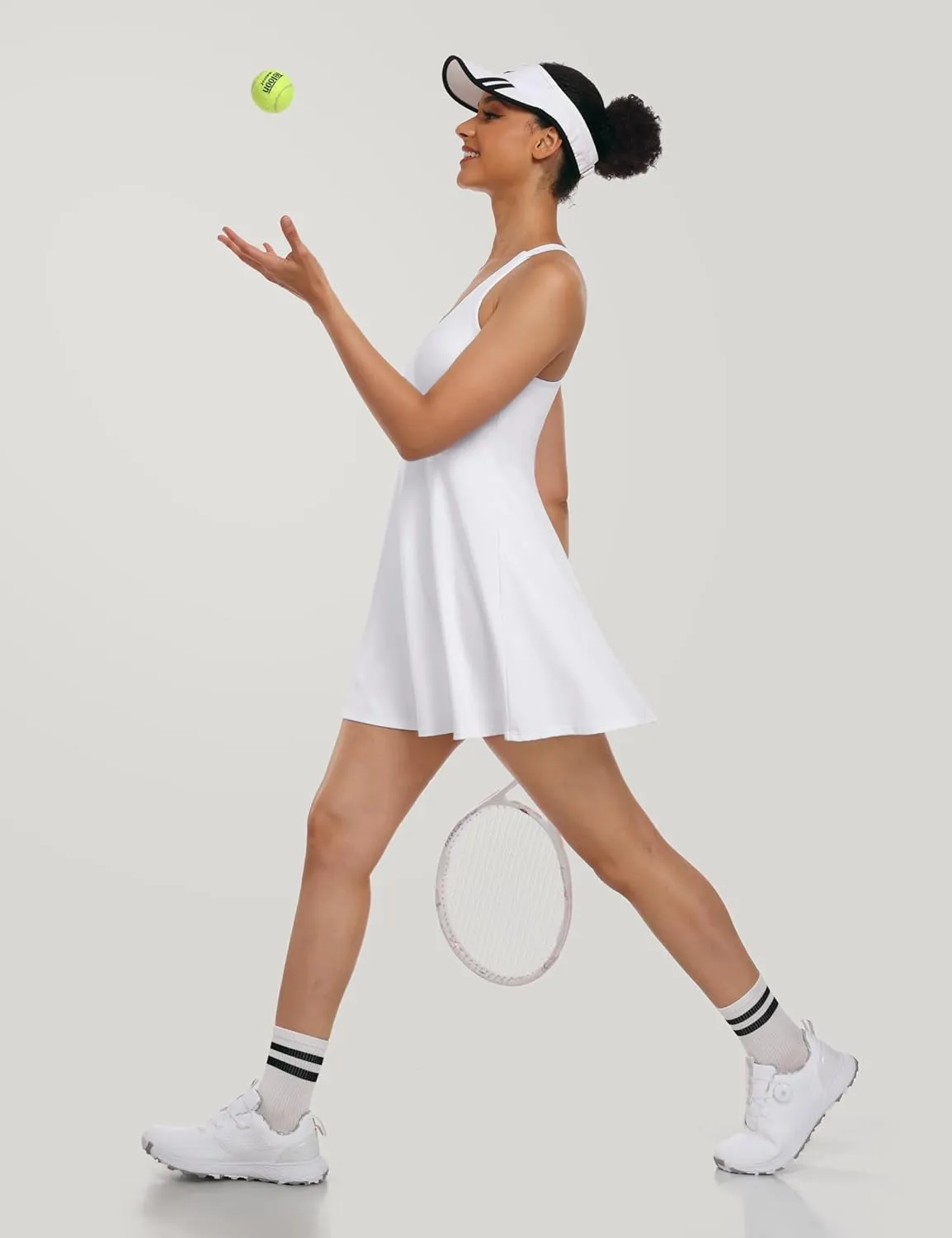 Heathyoga Tennis Dresses for Women Athletic Dress with Shorts Underneath Workout Dress with Pockets Summer Golf Outfits