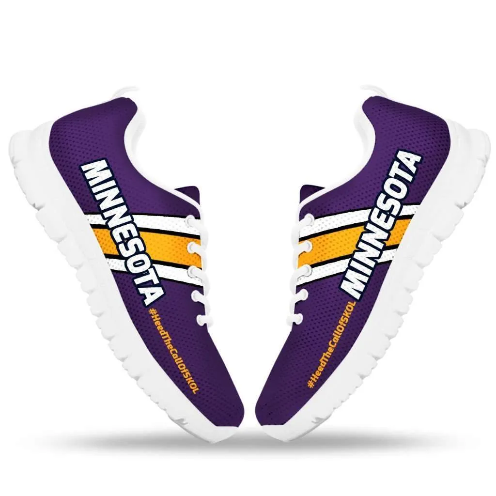 #HeedTheCallOfSkol Minnesota Fan Running Shoes