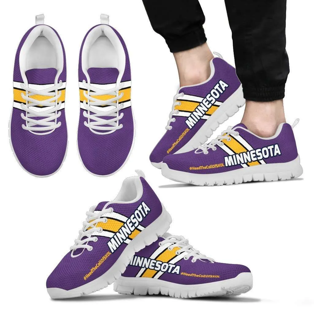 #HeedTheCallOfSkol Minnesota Fan Running Shoes