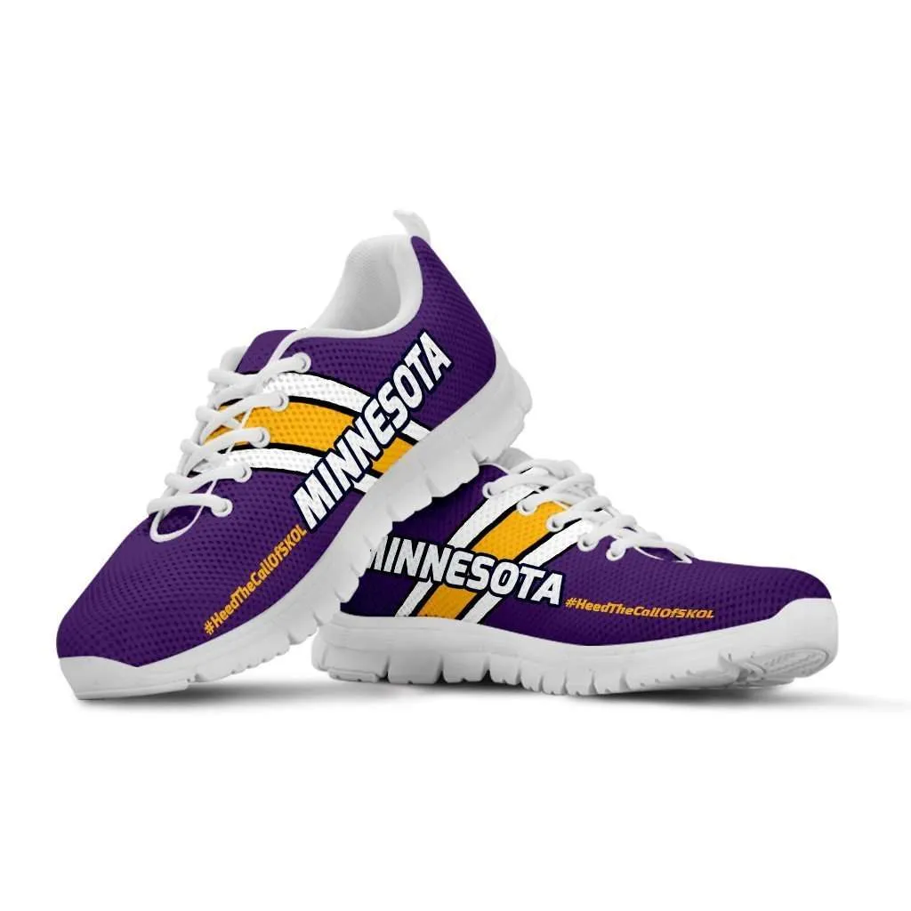 #HeedTheCallOfSkol Minnesota Fan Running Shoes