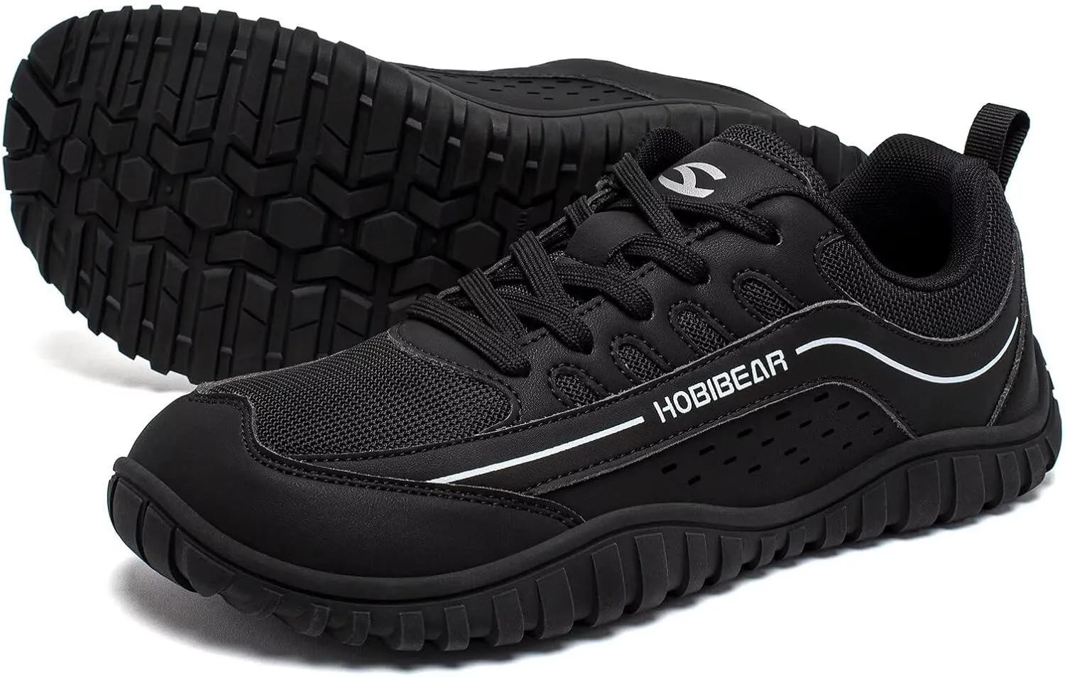 HOBIBEAR Zero Drop Barefoot Shoes|Trail Running Sneakers for Women Men|Wide Toe Box Fashion Walking Shoes