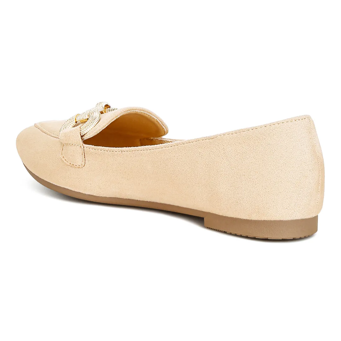 Horsebit Detail Flexible Loafers
