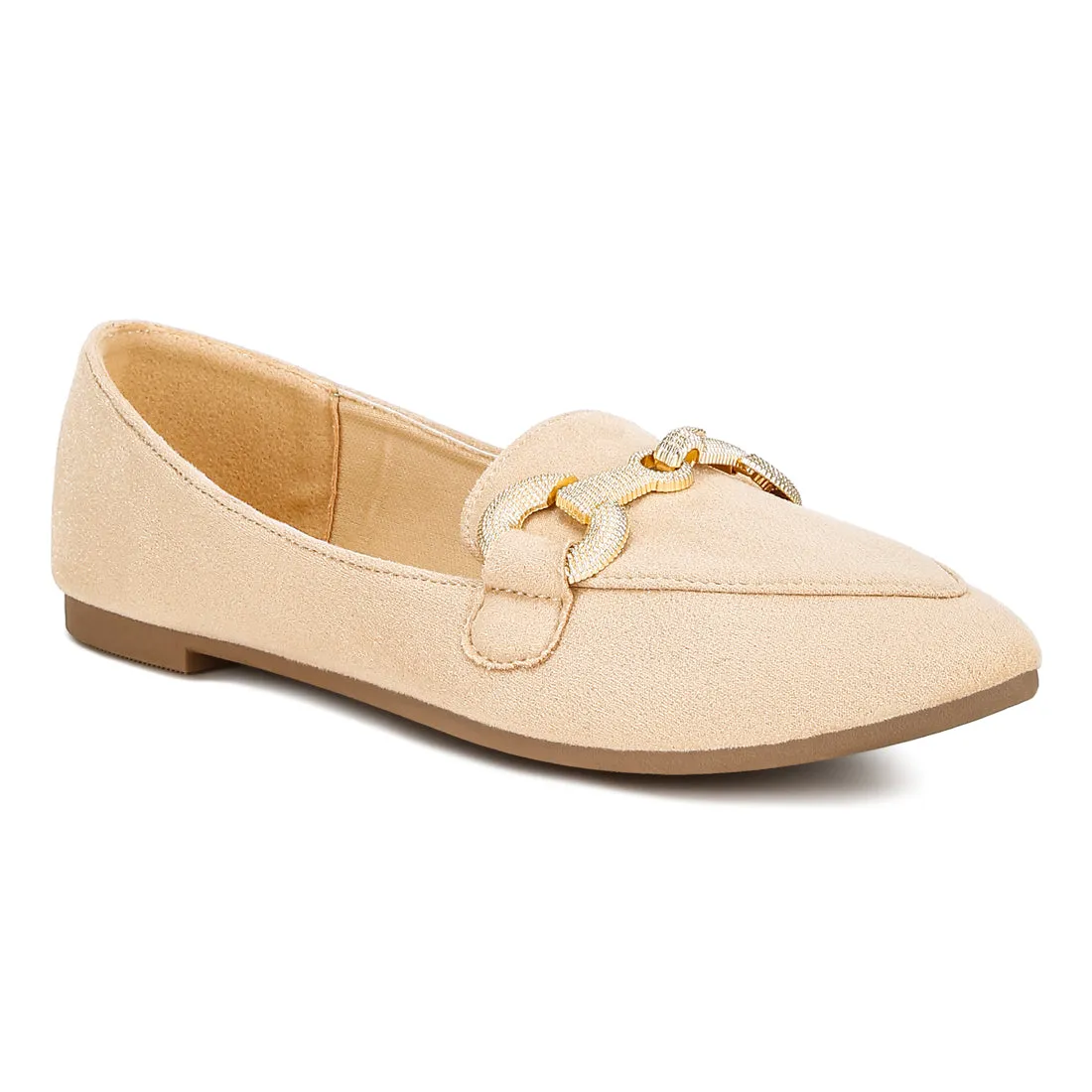 Horsebit Detail Flexible Loafers