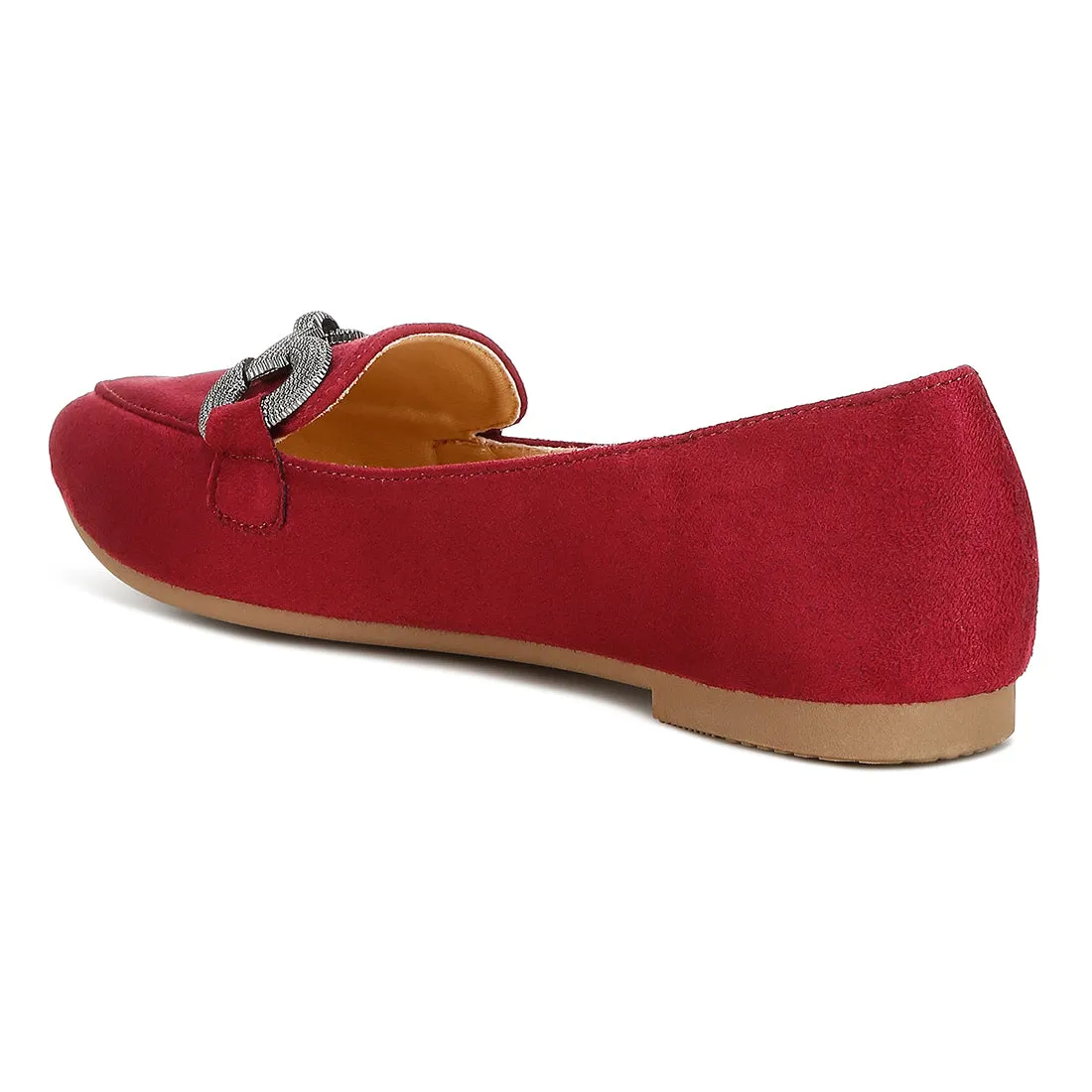 Horsebit Detail Flexible Loafers
