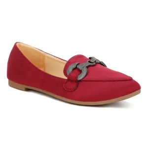Horsebit Detail Flexible Loafers