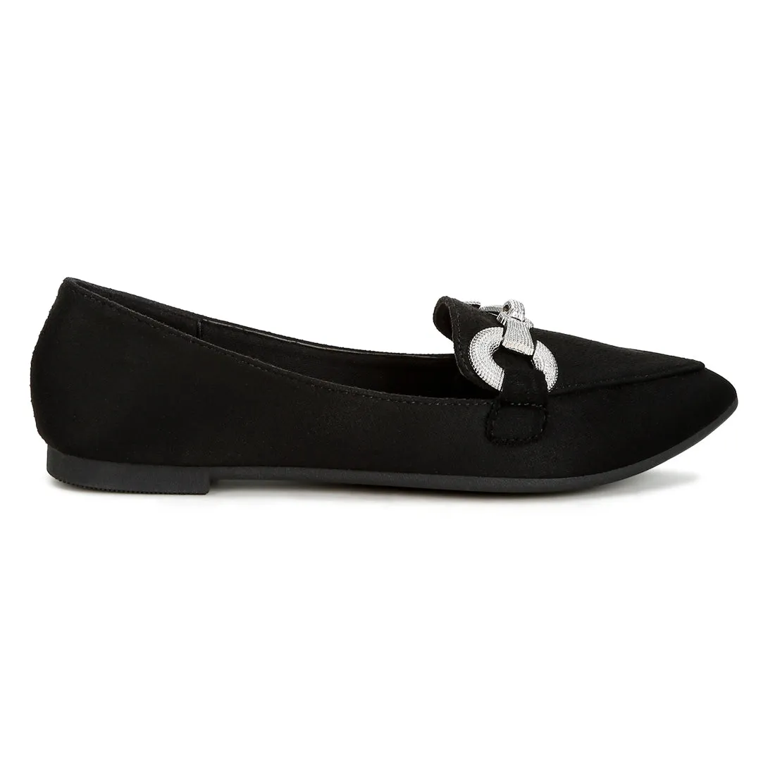 Horsebit Detail Flexible Loafers