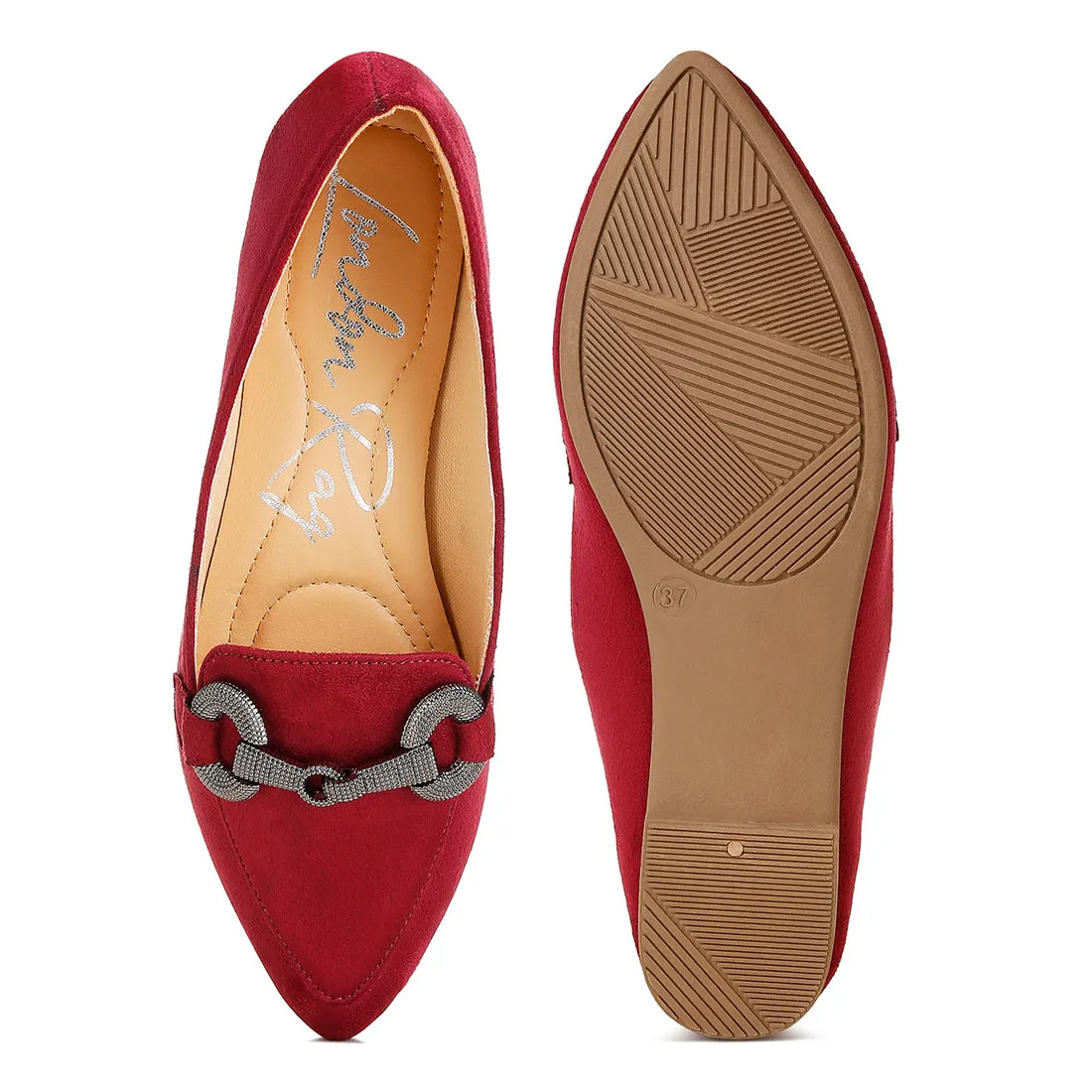 Horsebit Detail Flexible Loafers