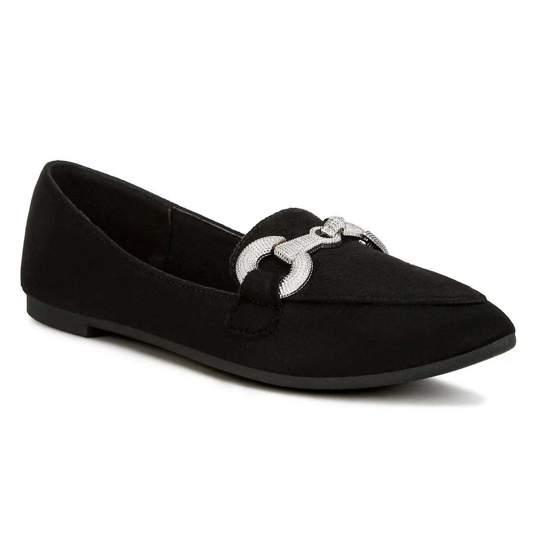 Horsebit Detail Flexible Loafers