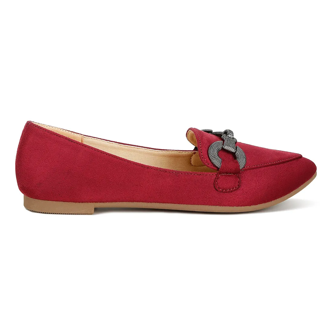Horsebit Detail Flexible Loafers