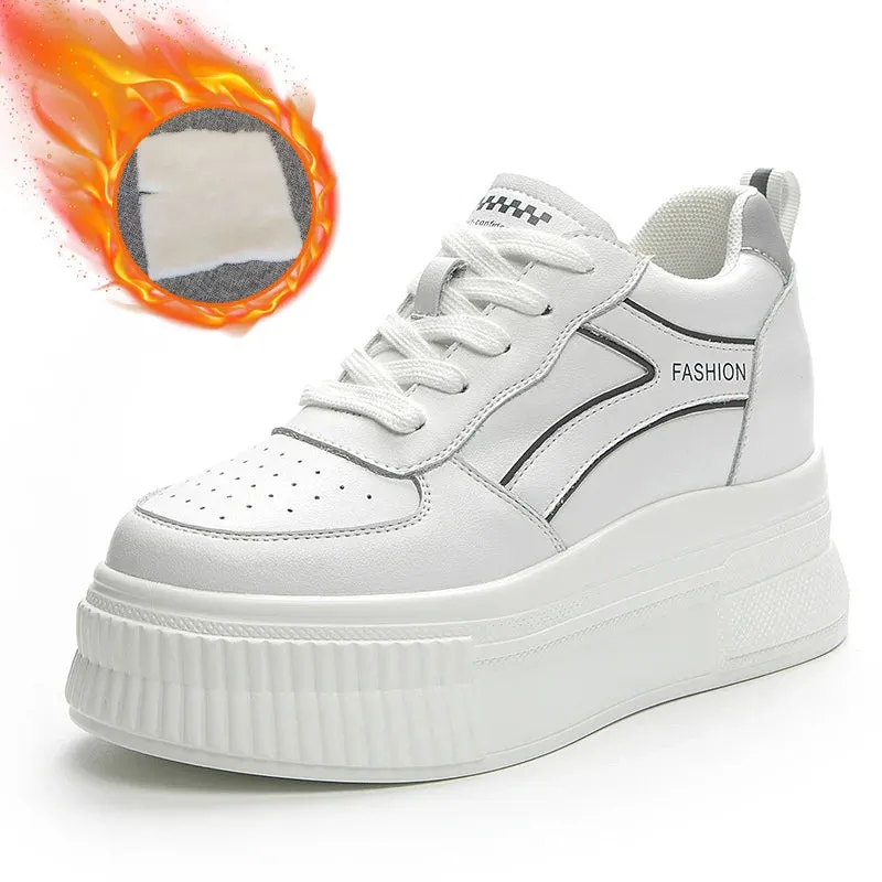 Joskaa 2024 New White Platform Sneakers Designer