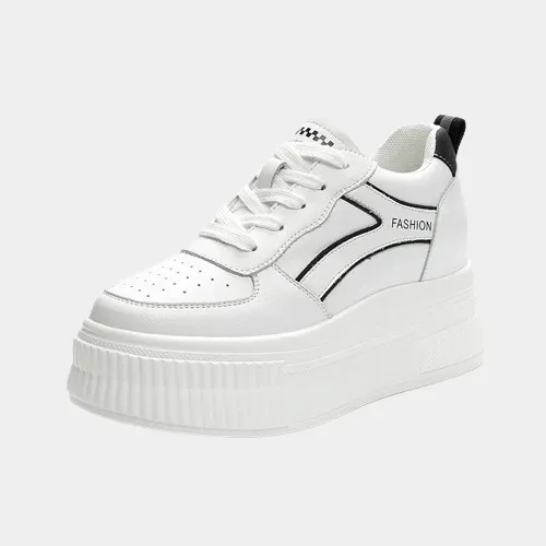Joskaa 2024 New White Platform Sneakers Designer