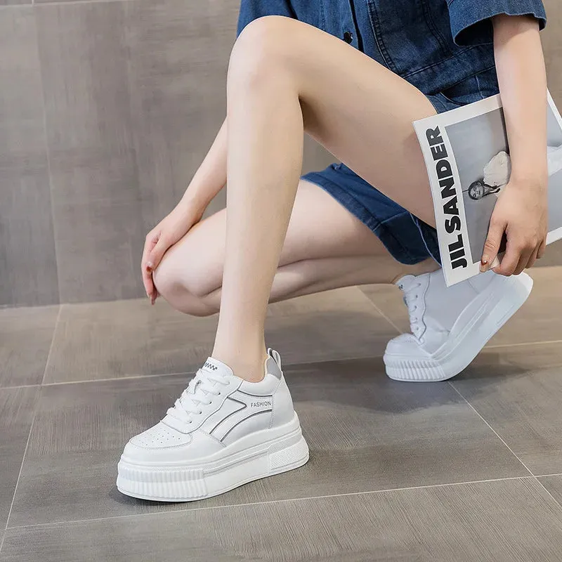 Joskaa 2024 New White Platform Sneakers Designer