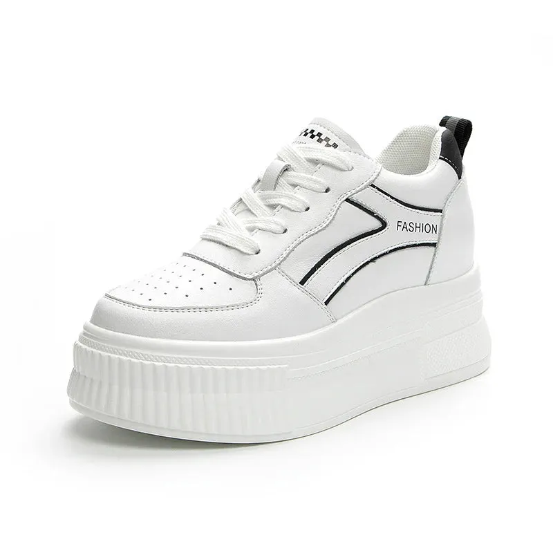 Joskaa 2024 New White Platform Sneakers Designer