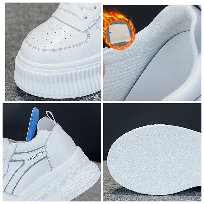 Joskaa 2024 New White Platform Sneakers Designer