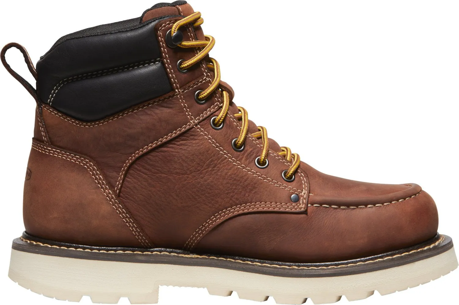 Keen Utility Mens Cincinnati 6in WP Soft Toe Tuscan Red Leather Work Boots