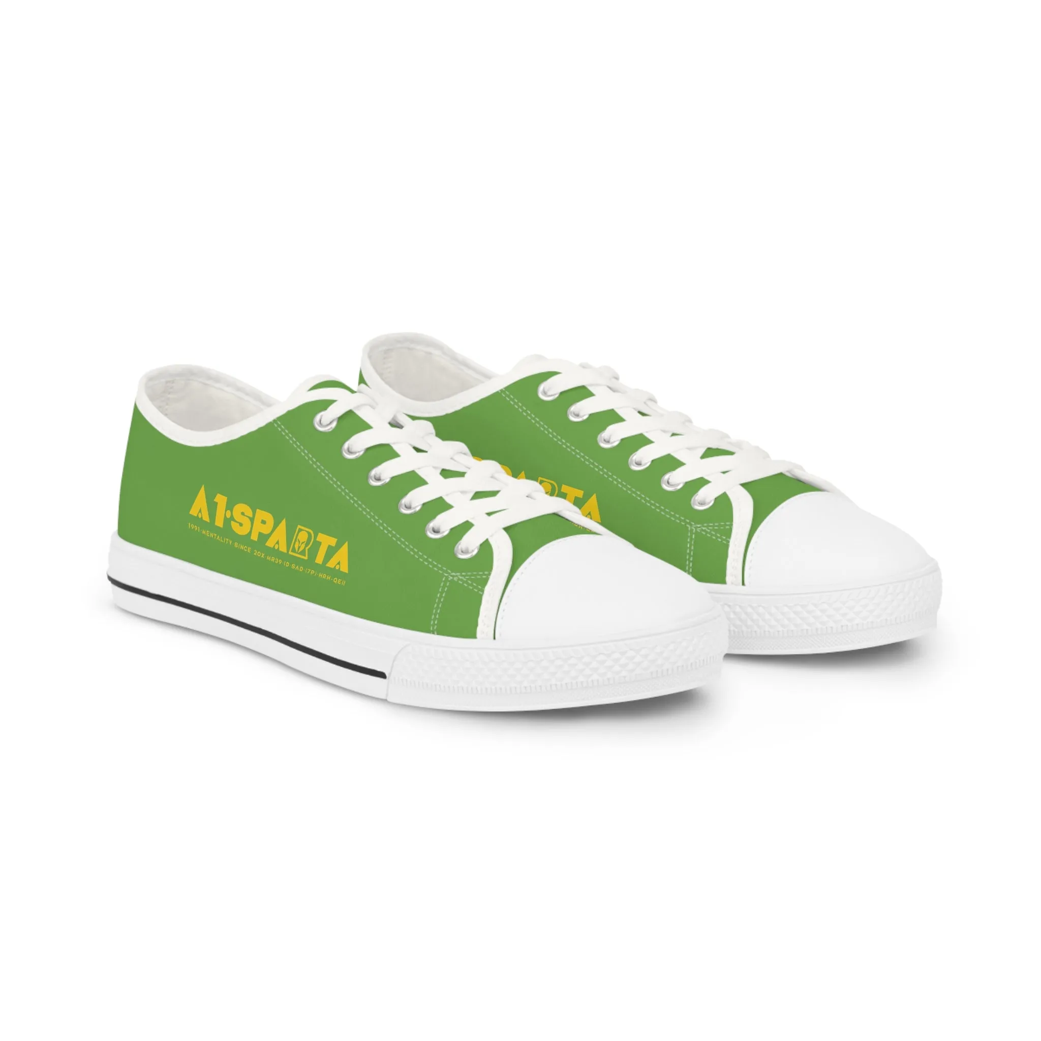 Light Green A1-Sparta Men's Low Top Sneakers