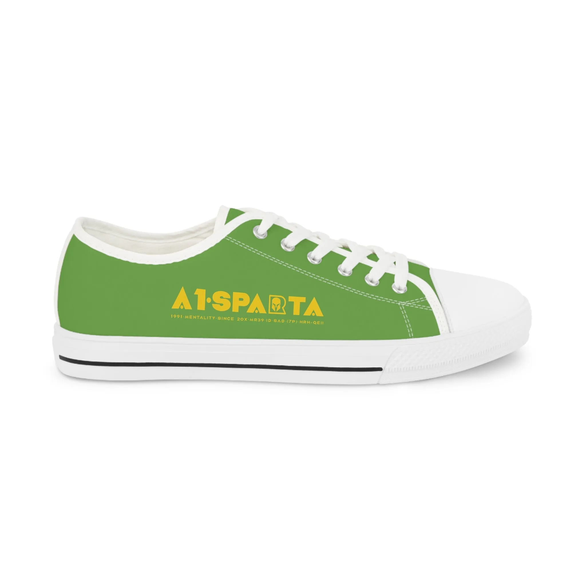 Light Green A1-Sparta Men's Low Top Sneakers