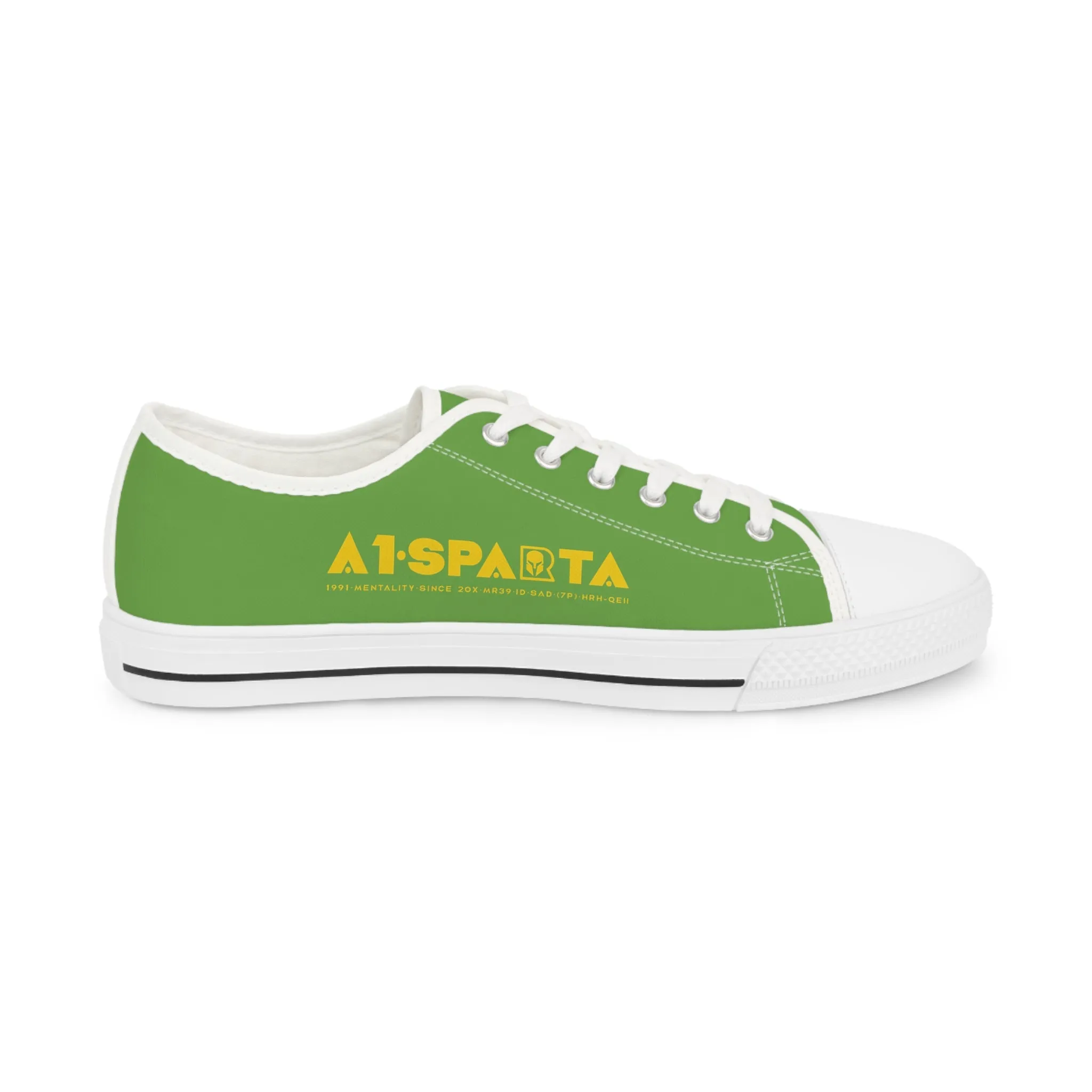 Light Green A1-Sparta Men's Low Top Sneakers
